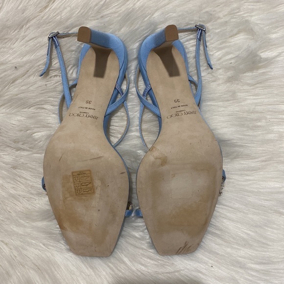 Jimmy Choo Meira Crystal slingback sandal size 39EU - Picture 9 of 13